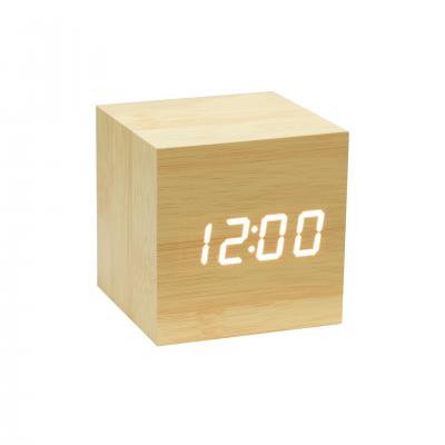 KH-WC001 Cube Wooden Clock  