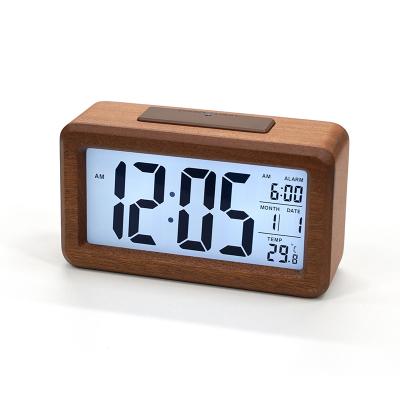 KH-WC079  Solid Wood Smart Clock