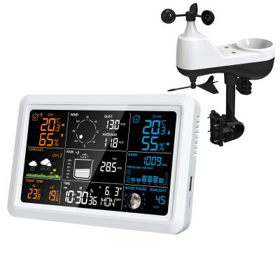 YJ5017 RCC Weather Station with Wind and Rain Gauge  