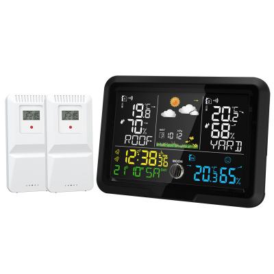 YJ5087 Weather Station Forcast Clock with Two Sensors